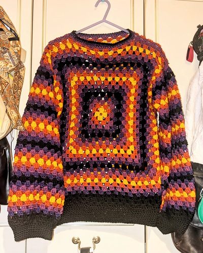 Granny square jumper